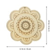 thumbnail image 3 of 30Pcs Crafting Wood Crafts Wood Craft Supplies Wood Plant Animal Craft Unfinished Slices for Crafts, 3 of 6