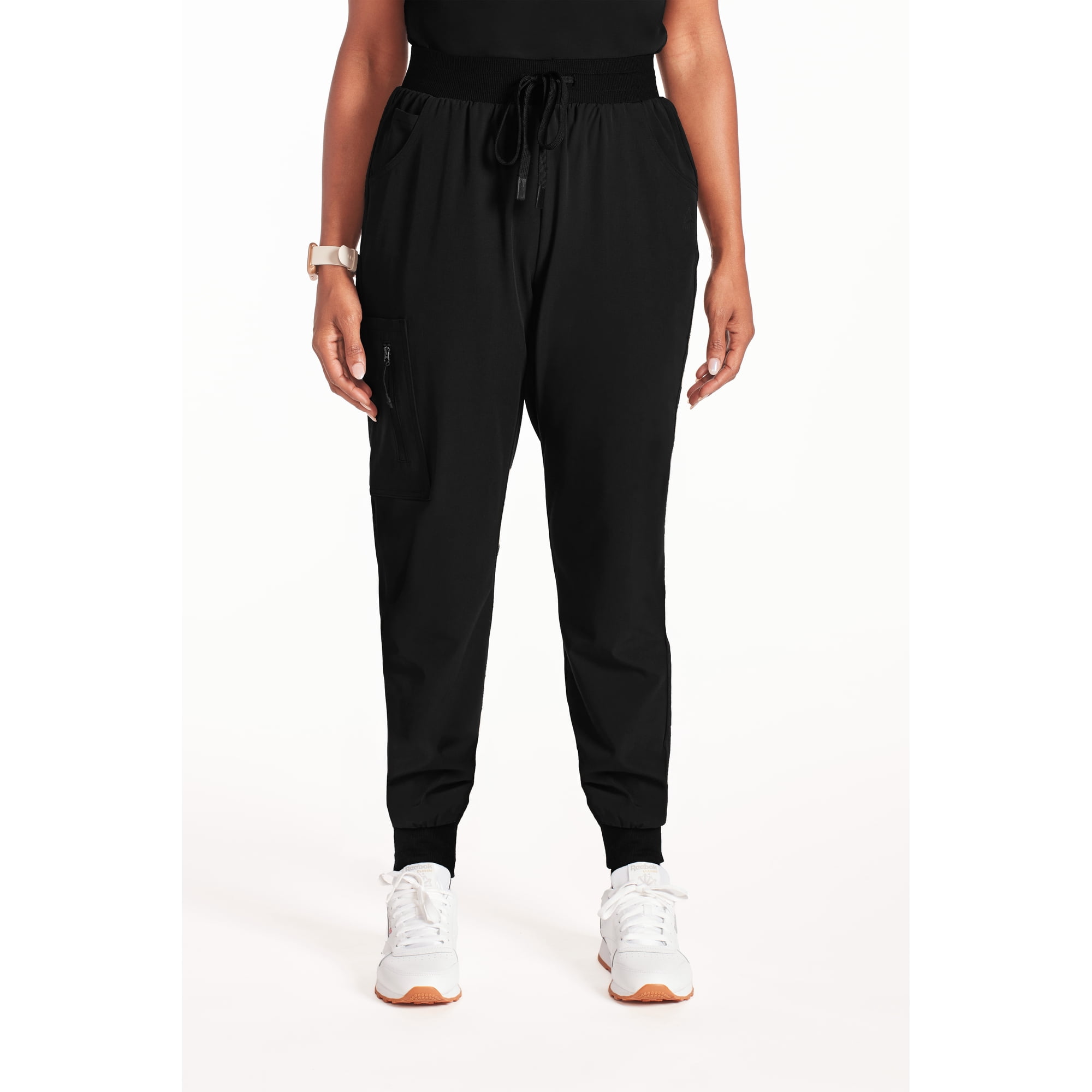 Reebok Women's Tech Comfort 5 Pocket Jogger Scrub Pants, 1 Pack, Sizes S - 3XL