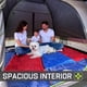 thumbnail image 3 of Tienda de campaña Happy Travel para 4 personas con forma de cúpula impermeable, 3 of 9