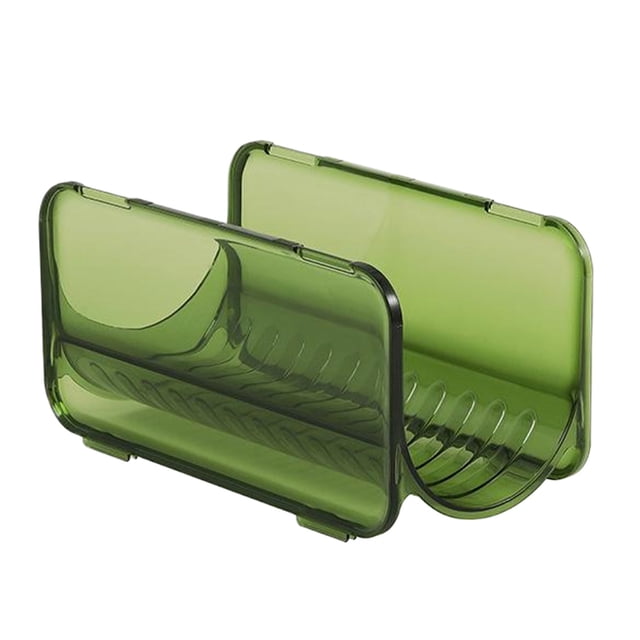 Organizador apilable de vino Matsuzay para botellas pequeñas de plástico color verde