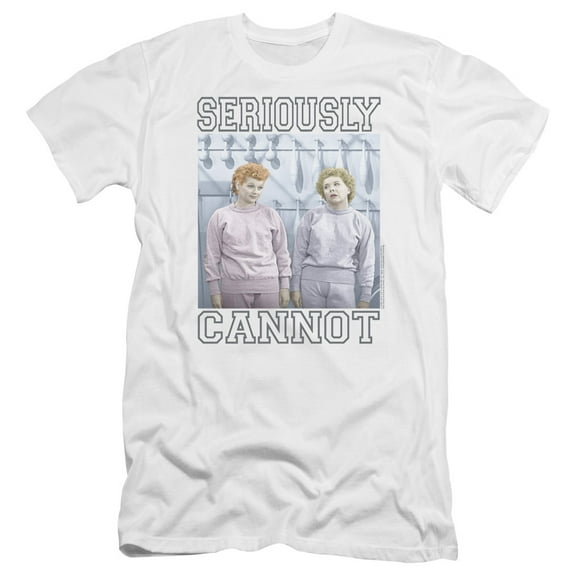 I Love Lucy - Seriously Cannot - Premium Slim Fit Short Sleeve Shirt - XX-Large