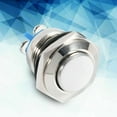 thumbnail image 6 of 30 Amp Metal Momentary Waterproof Switch 12V16Mm 5/8 Horn Starter Nitrous Button, 6 of 8
