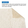 thumbnail image 4 of Unique Bargains Tissue Gift Wrapping Paper Tissue Paper Brown 19.69x27.56 Inch 40 Pack, 4 of 7