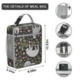 thumbnail image 3 of Animal Insulated Lunch Box Student Reusable Lunch Bag with Front Pocket Lunchbox Work Camping, 3 of 6