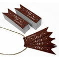 thumbnail image 3 of Inkdotpot Pack Of 100 Real Silver Foil Paper Tags Made With Love Text Favor Hang Tags, 3 of 6