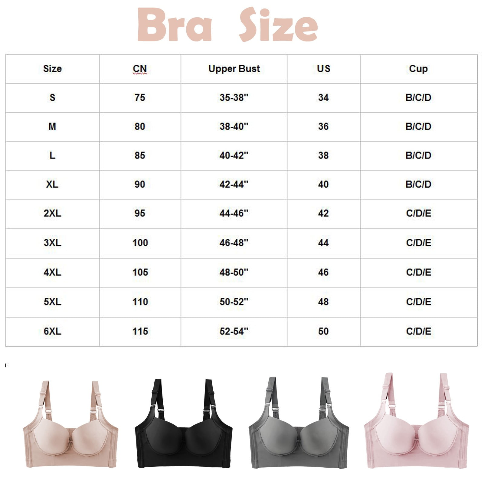 Sksloeg Bras for Women Filifit Sculpting Uplift Bra Back Support Bra  Incorporated Full Back Coverage Push Up Sports Bra,Complexion 44A