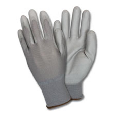 

Poly Coated Knit Gloves Gray - Medium