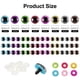 thumbnail image 2 of Uxcell 20mm Flash Safety Eyes, 60 Pcs Colorful Crocheting Safety Eyes, 8 Colors, 2 of 7
