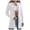 White, variant on Ediodpoh Fashion Cardigan for Women Long Sleeve Coat with Knit Pattern and Metal Buttons Black XL