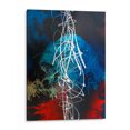 thumbnail image 1 of Cuadro decorativo - Montando el rayo, Carlos Pixley 30x40 Canvas Lab Abstracto, Música,, 1 of 2