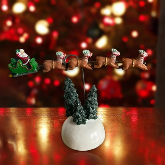 Homyl Multi Color Away Flying Sleigh National Lampoons Xmas Vacation Village for