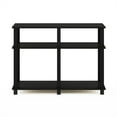 thumbnail image 6 of Furinno Romain Turn-N-Tube TV Stand for TV up to 40 inch, Espresso/Black, 6 of 7