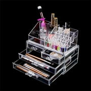 Clear Acrylic Cosmetic Organizer 4 Drawers Makeup Case Storage Holder Box Makeup Sundry Holder Display Stand Organizer