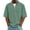 Green, variant on Quarter Zip Shirt for Men Half Sleeves Elbow Length Tshirt Ribbed Knit Workout Tee Tops Casual Lightweight Spring Summer Tees Red M
