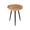 Natural, variant on MH London Dilan Solid Mango Wood End Table 18 Inch Round Tray Top Natural