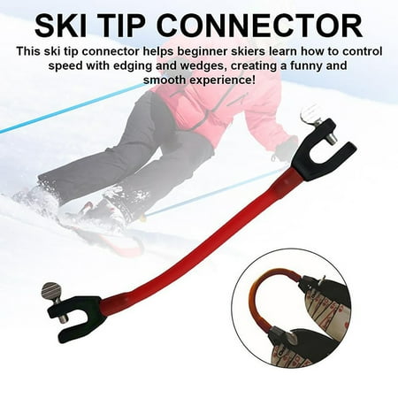 

YLmarket Ski Tips Connector Trainer Skiing Training Aid Easy Wedge for Beginner Tool Green