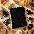 thumbnail image 6 of Chenille Stems Black 500 Pack Pipe Cleaners for DIY Art Crafts Halloween Christmas Fall Indoor Decorations Kids Handmade Craft Projects, 6 of 7