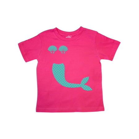 

Inktastic Mermaid Tail and Shells Gift Toddler Boy or Toddler Girl T-Shirt