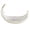 White Curved Feather Solid Bird Animals Oval 13" x 8" x 8", variant on CosmoLiving by Cosmopolitan 8" Oval Curved Feather Bird Polystone Decorative Bowl with Gold Accents