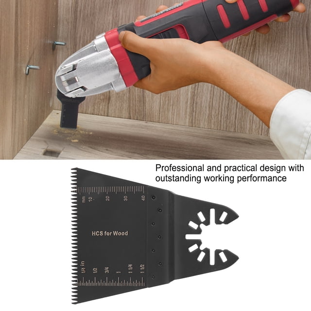 10 Pcs 65mm Steel Oscillating Saw Blade, Universal Fit, High Strength Design for Cutting Plastic Wood