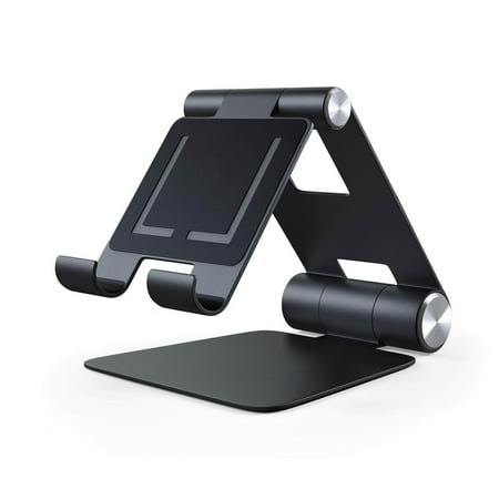 Satechi - R1 Aluminum Multi-Angle Foldable Tablet Stand - Compatible with iPad Pro, iPad Air, iPad Mini, iPhones and tablets - Space Gray