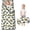 Tractor and Leaves White Pattern, variant on Tractor and Tractors White Pattern Teens Toddler Nap Mat with Pillow, Sleeping Mat Bag for Preschool Daycare 59"x22"