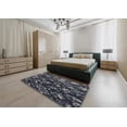thumbnail image 4 of Ahgly Company Indoor Rectangle Patterned Silver Gray Novelty Area Rugs, 2' x 5', 4 of 6
