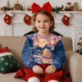 thumbnail image 2 of DISNIMO Capybara Printed Sweatshirt for Girls Cherry Blossom Printed Pullover Tops Long Sleeve T-Shirts Crewneck Hoodies 1-2 Years, 2 of 7