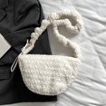 thumbnail image 2 of Bolso Piel Sintética Hobo Suave Tipo Cartera Esponjoso Informal para Mujer Otoño E Invierno, 2 of 9