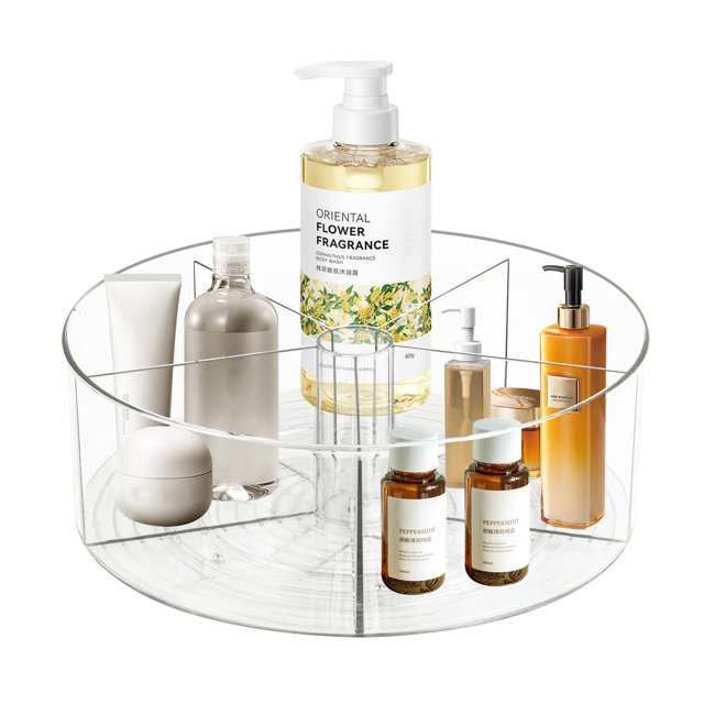 Organizador de maquillaje Dezzer con rotación de 360° y 5 separadores de 29 cm