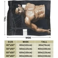thumbnail image 3 of Blanket Tom Actors Ellis Throw Flannel Blankets Warm Soft Cozy Fuzzy Air Conditioning Blanket for Living Room Sofa Bed Gift Blankets for All Seasons 40"x50", 3 of 6