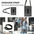 thumbnail image 4 of ELEHOLD Case for Samsung Galaxy Tab A8 10.5 (2022), Shockproof Case with 360°Rotating Adjustable Shoulder Hand Strap & Stand,Black, 4 of 8
