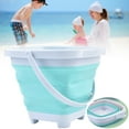 thumbnail image 1 of HUASHENG Kids Foldable Water Play Bucket Portable Beach Pail For Pool Or Time Toy With Shovel, 1 of 5