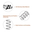 thumbnail image 4 of Uxcell 5Pcs Wire Diameter 0.039", OD 0.28", Free Length 1.18" 304 Stainless Steel Coil Mechanical Compressed Spring, 4 of 7