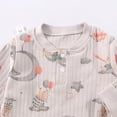 thumbnail image 7 of Baby Boy Girl Bubble Romper for 6-9 Months Preemie Baby Long Sleeved Bodysuits Newborn Clothes Boys And Girls Underwear Pajamas Rompers And Home Clothes, 7 of 7