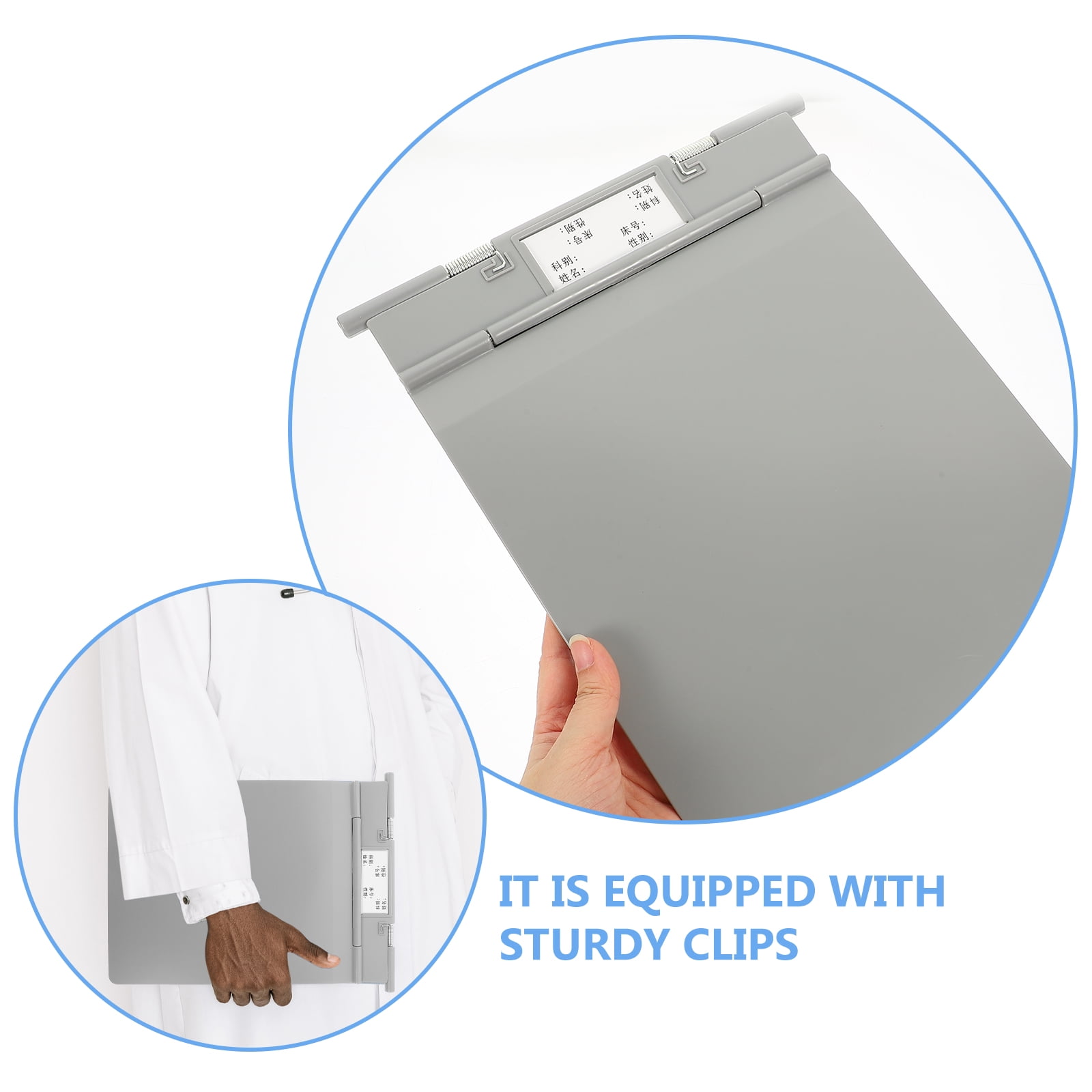 Hemoton 3-Pack Clipboards with Paper Holder, Writing Boards for Office, School, Home, and