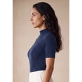 thumbnail image 2 of Jessica London Women's Plus Size Rib Mockneck Sweater, 2 of 4
