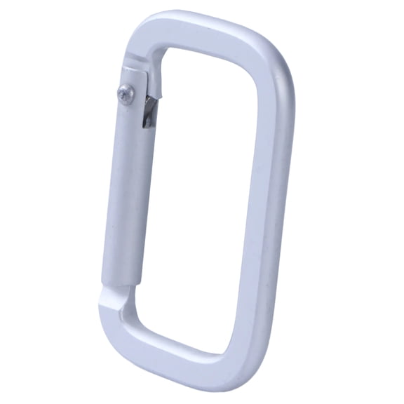 10Pcs Wiregate Carabiner Clip Aluminum Alloys Rectangle Carabiner Spring Clip for Hikings Camping Travelings Backpacking