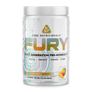 Core Nutritionals Fury Platinum Next Gen Pre Workout 20 Fully Dosed Servings (Tropic Thunder)