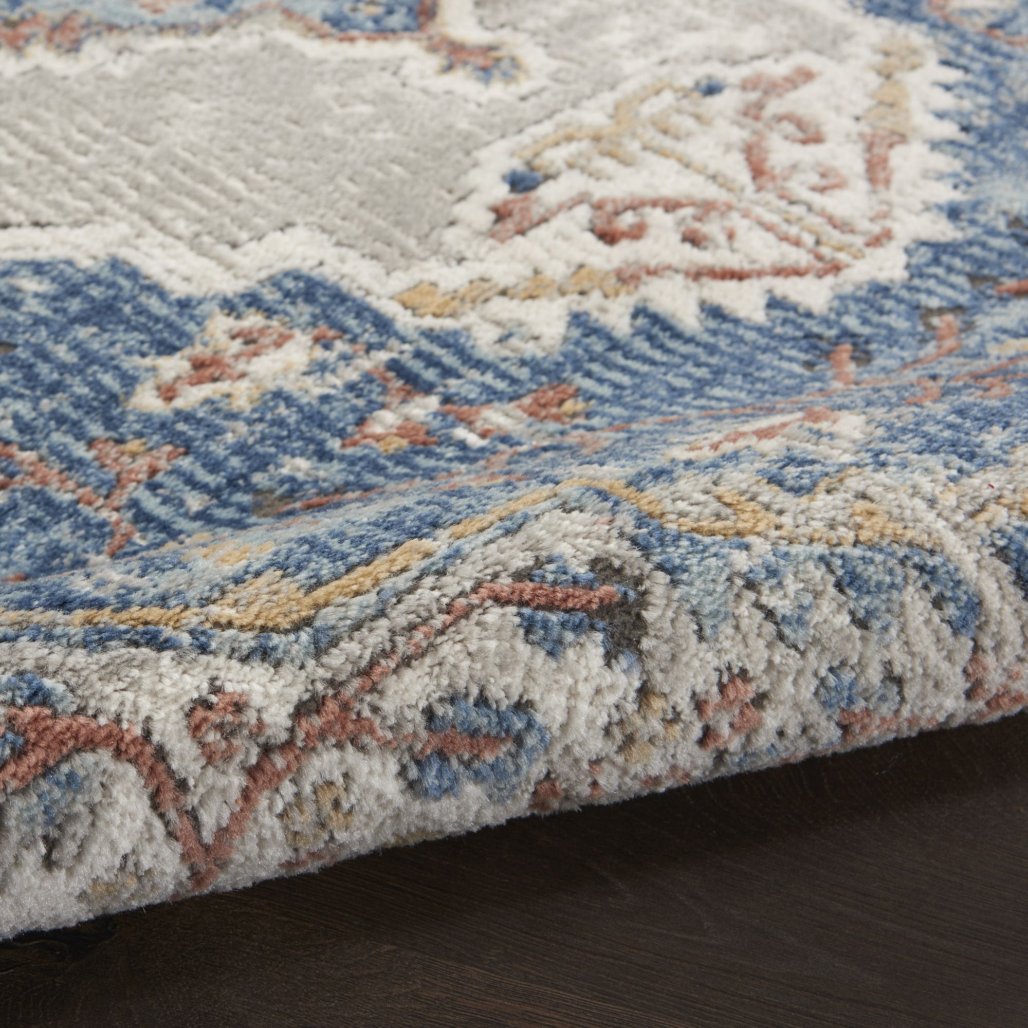 Nourison Concerto Traditional Persian Blue/Grey Area Rug