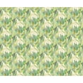 thumbnail image 4 of ohpopsi Glasshouse Green Tropical Damask Unpasted Non Woven Wallpaper, 19.7-in by 33-ft., 54.2 sq. ft., 4 of 5