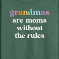 thumbnail image 3 of Instant Message - Grandmas Moms Without Rules - Women's Lightweight French Terry Long Sleeve Shirt, 3 of 6
