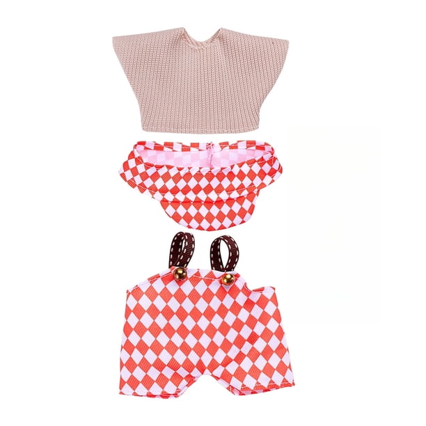 Conjunto de ropa de moda para muñecas. Trajes de tela suave y accesorios para muñecas. Para jugar en interiores y exteriores. Disfraces.