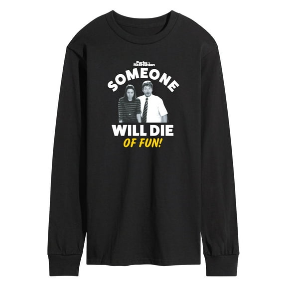 Parks and Recreation - Die Of Fun - Men's Long Sleeve T-Shirt