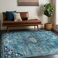 thumbnail image 5 of Beverly Rug Machine Washable Easy Cleaning Indoor Non-Slip Rugs Teal / Green 8'x10', 5 of 9