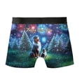 thumbnail image 2 of Happy New Year Australian Shepherd Family Cheer Winter Midnight Firework All Over Print Boxer Briefs Underwear for Men Dad Aussie Dog Lover Gifts - 02025, 2 of 6
