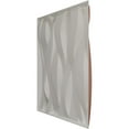 thumbnail image 4 of 19 5/8"W x 19 5/8"H Riverbank EnduraWall Decorative 3D Wall Panel, Universal Pearl Metallic Champagne Pink (Covers 2.67 Sq. Ft.), 4 of 6