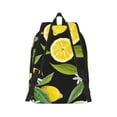 thumbnail image 5 of Wukai Lemon Fruits Flowers Leaves Paper Reusable Cosmetic bag,Travel Toiletry Organizer Capacity,Waterproof Puzzle Bags, 5 of 7