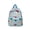 Blue, variant on Heart Print Backpack Cute Casual Bag with Plush Charm