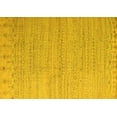 thumbnail image 1 of Ahgly Company Indoor Rectangle Oriental Yellow Modern Area Rugs, 5' x 8', 1 of 4